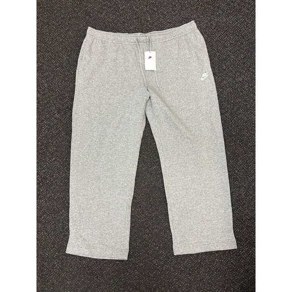 NIKE Women's Sweatpant Medium Loose Fit Fleece Pants BV4093-063 Gray - Picture 1 of 2